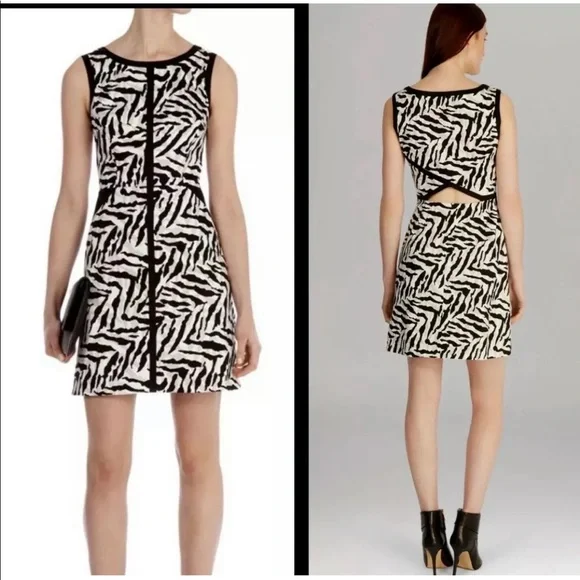 Karen millen sales zebra print dress
